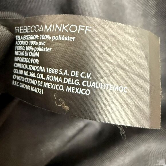 Rebecca Minkoff Totebag Olive Green Satin Overnighter Carryon - Picture 8 of 16